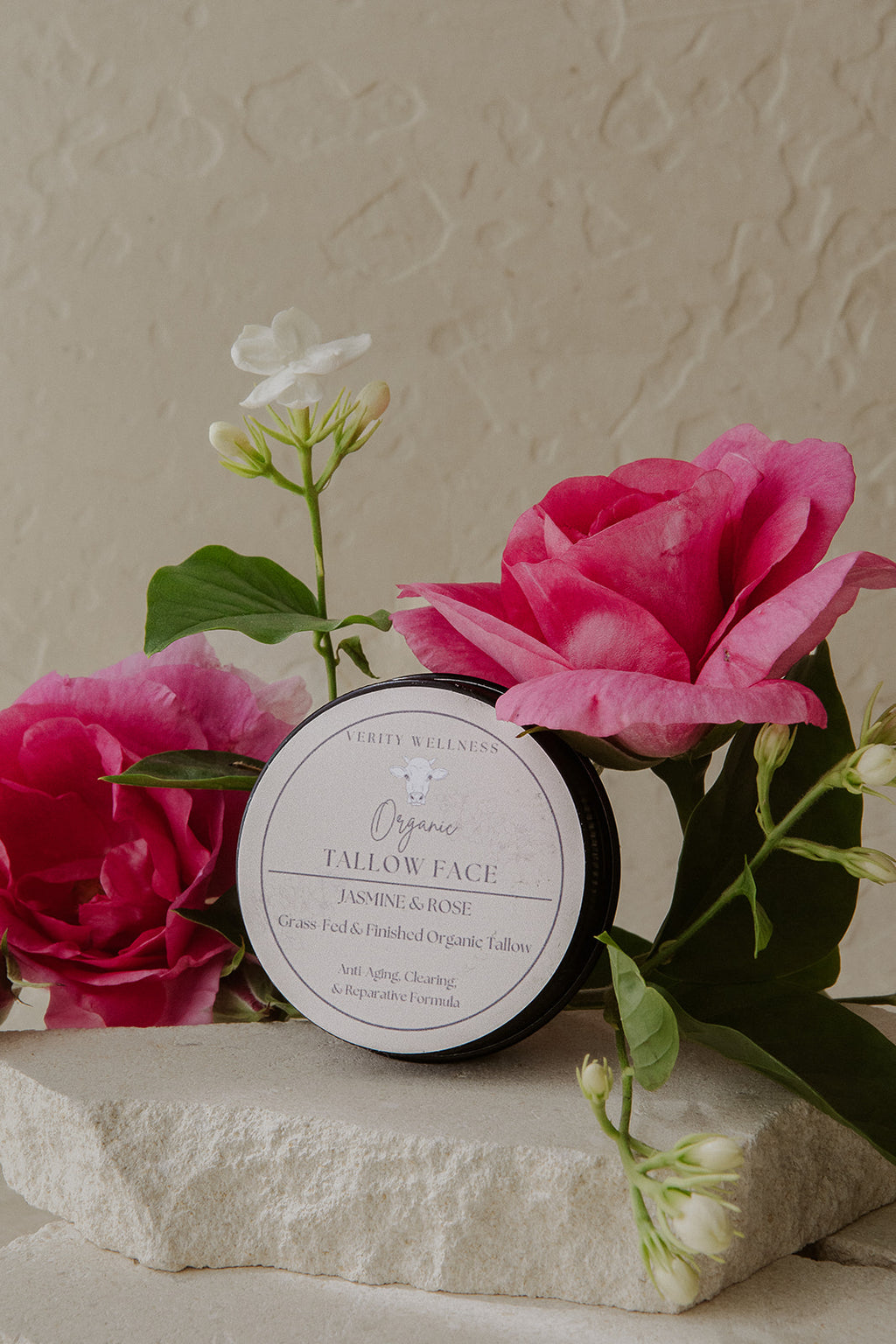 Tallow Face Balm - Rose & Jasmine